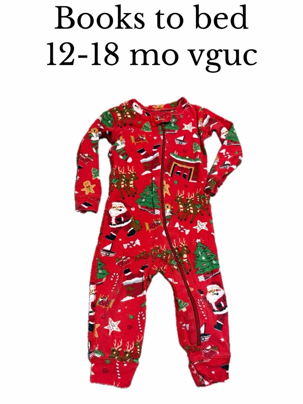 Books to bed nightmare before Christmas pajamas 12-18 mo